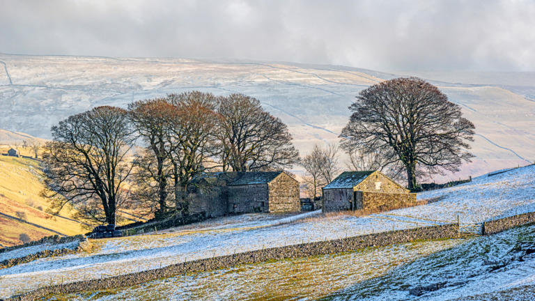 Dave Coates - 10 Late Light and Winter Haze Wharfedale